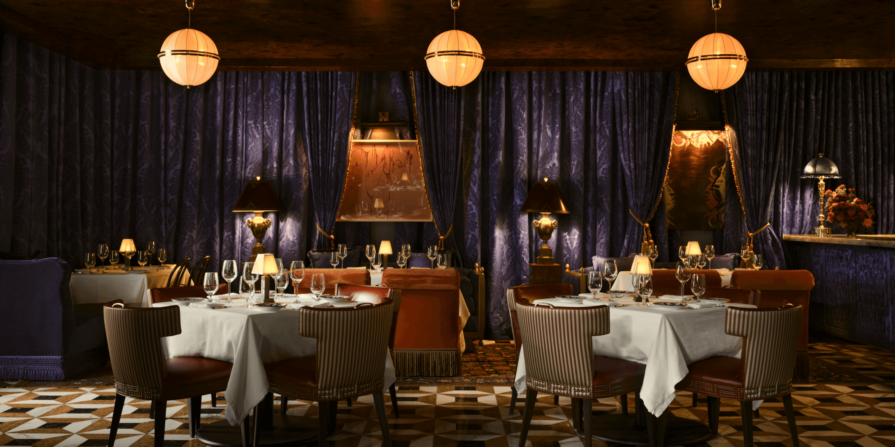 Carbone Dallas dining room